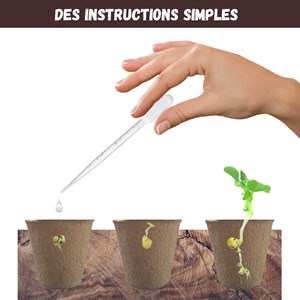 Nopalia® kit plantes grasses & aloe vera à faire pousser