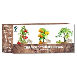 Nopalia® kit tomates cerises bio – mini potager intérieur - culture facile & diy
