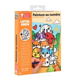 Peinture au numero chiens