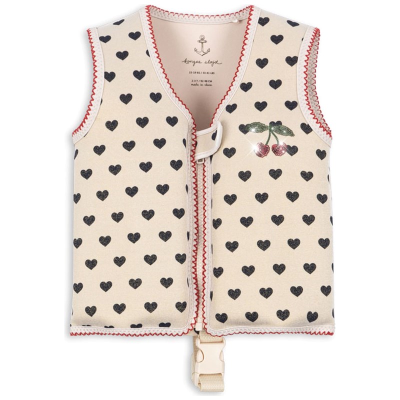 Gilet de natation manon coeur (1-2 ans)