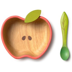 Set bol et cuillère pepa la pomme