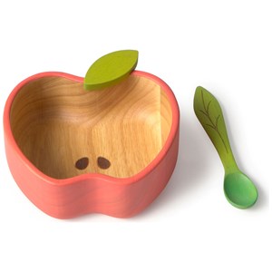Set bol et cuillère pepa la pomme