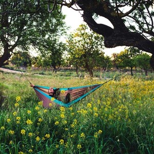 Hamac double amazonas silk traveller xl marron