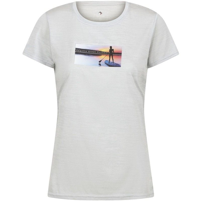 T-shirt regatta women fingal vii gris clair