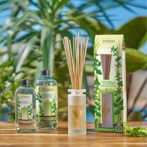 Recharge bouquet parfumé 200ml citronnelle et menthe