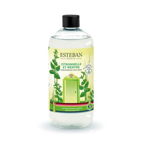 Recharge bouquet parfumé 500ml citronnelle et menthe