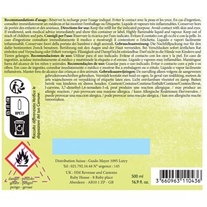 Recharge bouquet parfumé 500ml citronnelle et menthe