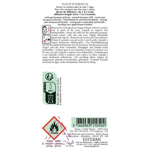Recharge bouquet parfumé 200ml fleur d'hibiscus
