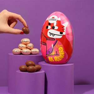 Œuf de pâques lait praliné & caramel