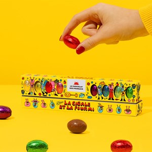 Réglette de 10 œufs de pâques