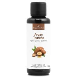 Huile de argan toastée du maroc bio - 50ml - fraîcheur garantie oxycert® - vierg