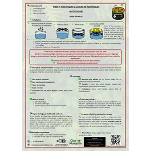 Piège à moustique sans récipient 5 kits