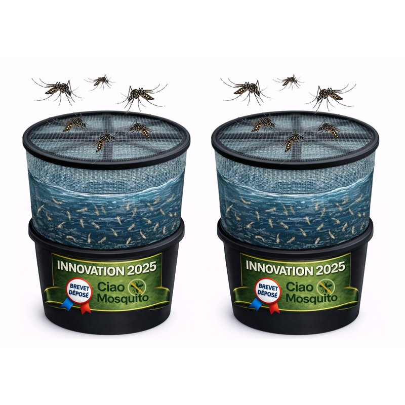 Piège larves moustique tigre 2 pièces