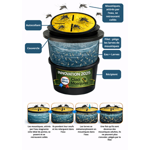 Piège moustique avec récipient 1 pièce