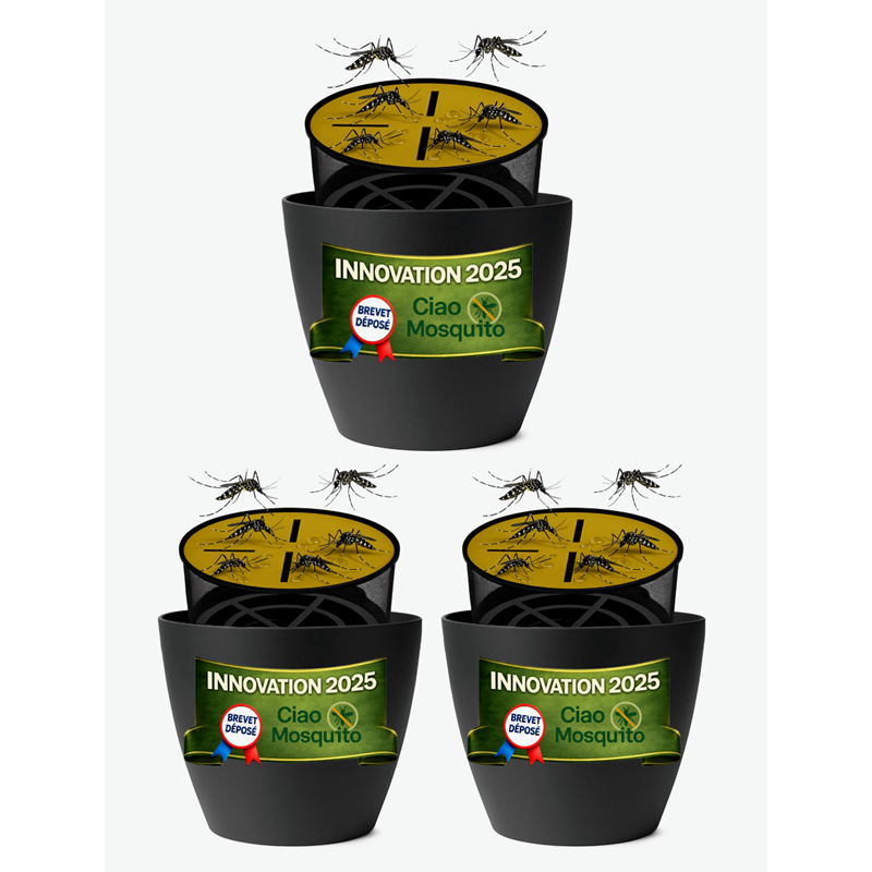 Piège moustique écologique 3 pièces
