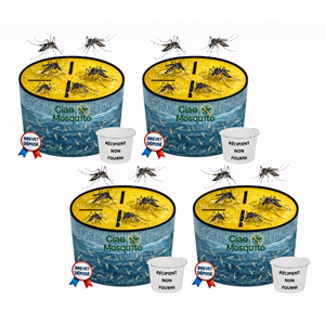 Piège à moustique sans récipient 4 kits