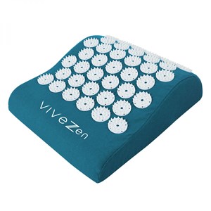 Coussin d'acupression nuque bleu