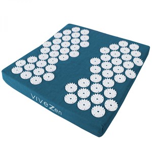 Tapis d'acupression pieds - bleu