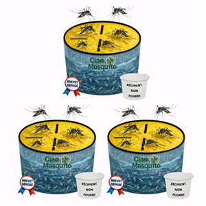 Piège larves moustique tigre 3 pièces