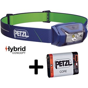 Lampe frontale petzl tikka core bleue