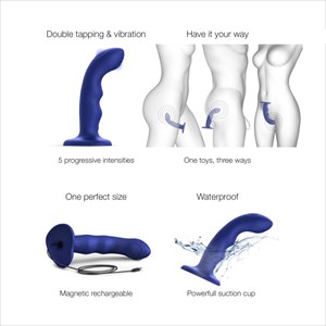 Dildo - tapping wave - bleu Bleu foncé