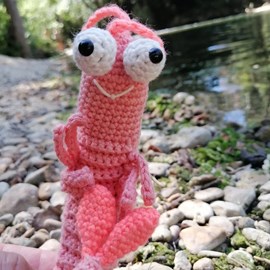 Kit crochet - georgette la crevette