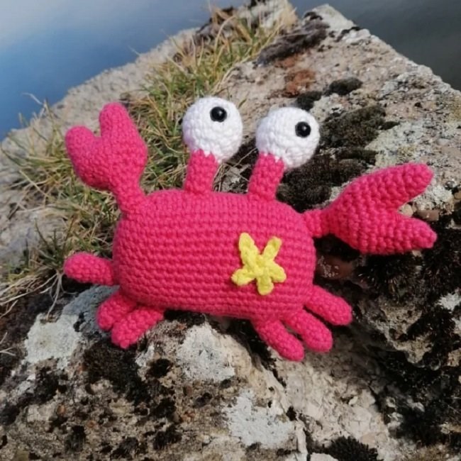 Kit crochet - crusty le crabe