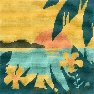 Kit canevas - sous les tropiques