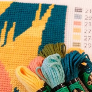 Kit canevas - sous les tropiques