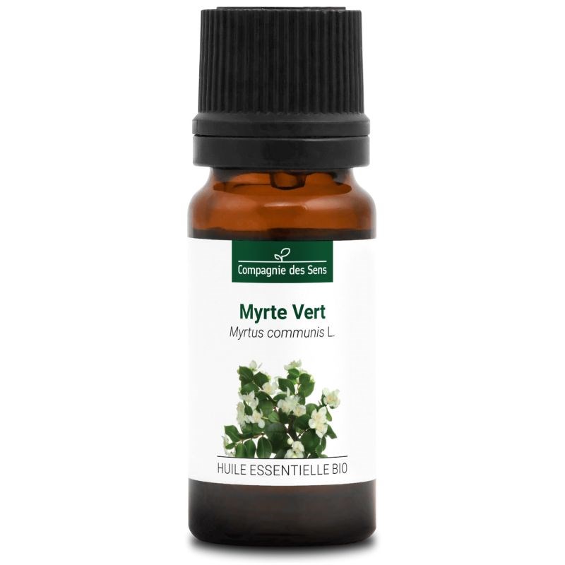 Myrte vert (myrtus communis) - huile essentielle bio - 10ml garantie chromacer
