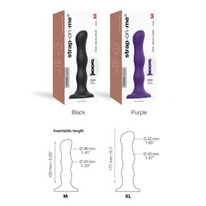 Dildo - geisha balls - violet - m Violet