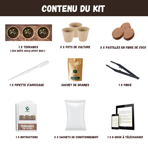 Nopalia® kit plantes carnivores – dionée attrape-mouche – kit complet