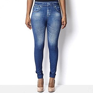 Jean legging comfortisse bleu taille s-m
