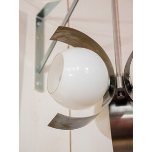 Suspension rétro arc de lune en opaline  n°239