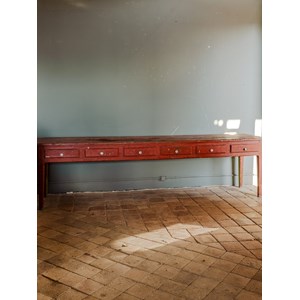 Ncienne table de communauté en bois n°258