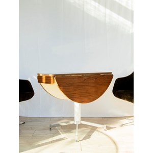 Table à manger ronde en formica n°1095