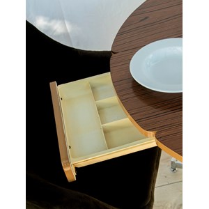 Table à manger ronde en formica n°1095