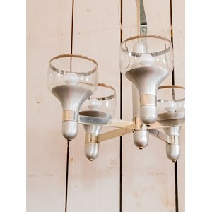 Suspension années 70 inox et chrome n°237