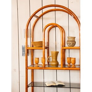 Étagère aérienne en rotin n°748