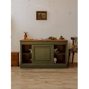 Buffet kaki avec portes coulissantes n°753