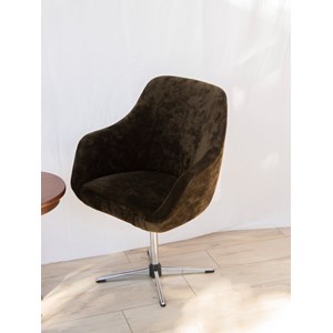 Fauteuil de table en velours n°906