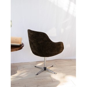 Fauteuil de table en velours n°906