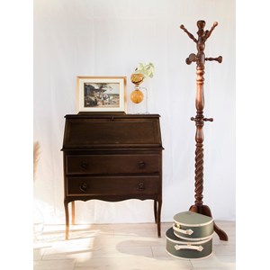 Porte-manteau torsadé en bois n°289