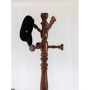 Porte-manteau torsadé en bois n°289