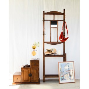 Porte-manteau d'entrée en bois n°290