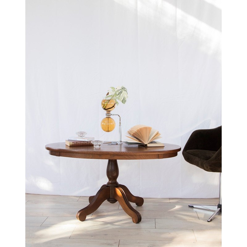 Table basse ovale en bois n°505