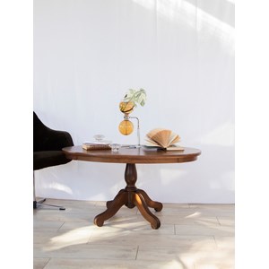 Table basse ovale en bois n°505