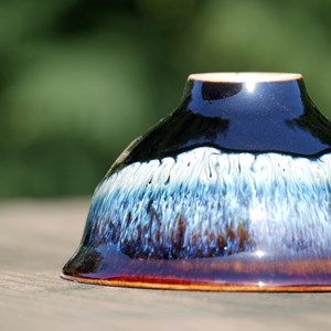 Tasse de thé émail réactif etoile