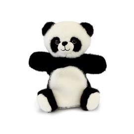 Marionnette panda noir et blanc - 24 cm