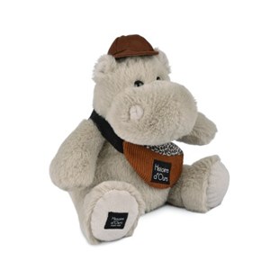 Peluche hippopotame hello brook 20 cm